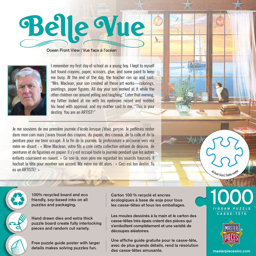 Puzzle Masterpieces: 1000 Piece Belle Vue - Oceanfront View