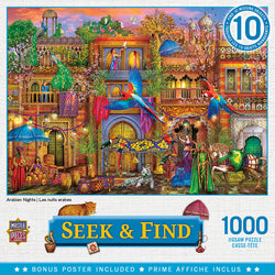 Puzzle Masterpieces: 1000 Piece Seek & Find - Arabian Nights