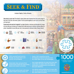 Puzzle Masterpieces: 1000 Piece Seek & Find - Arabian Nights