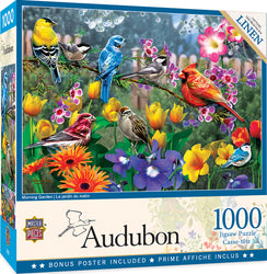 Puzzle Masterpieces: 1000 Piece Audubon - Morning Garden