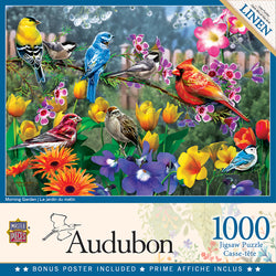 Puzzle Masterpieces: 1000 Piece Audubon - Morning Garden