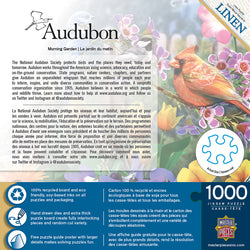 Puzzle Masterpieces: 1000 Piece Audubon - Morning Garden