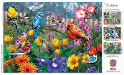Puzzle Masterpieces: 1000 Piece Audubon - Morning Garden