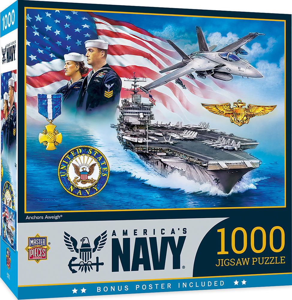 Puzzle Masterpieces: 1000 Piece U.S. Navy -