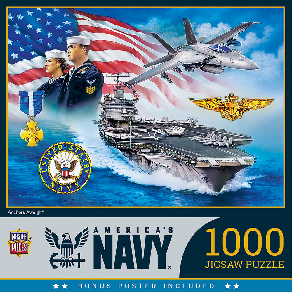 Puzzle Masterpieces: 1000 Piece U.S. Navy -