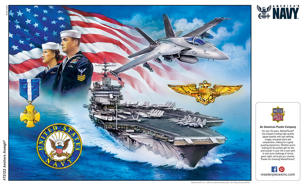 Puzzle Masterpieces: 1000 Piece U.S. Navy -