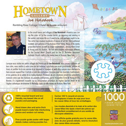 Puzzle Masterpieces: 1000 Piece Hometown Gallery - Rambling Rose Cottage