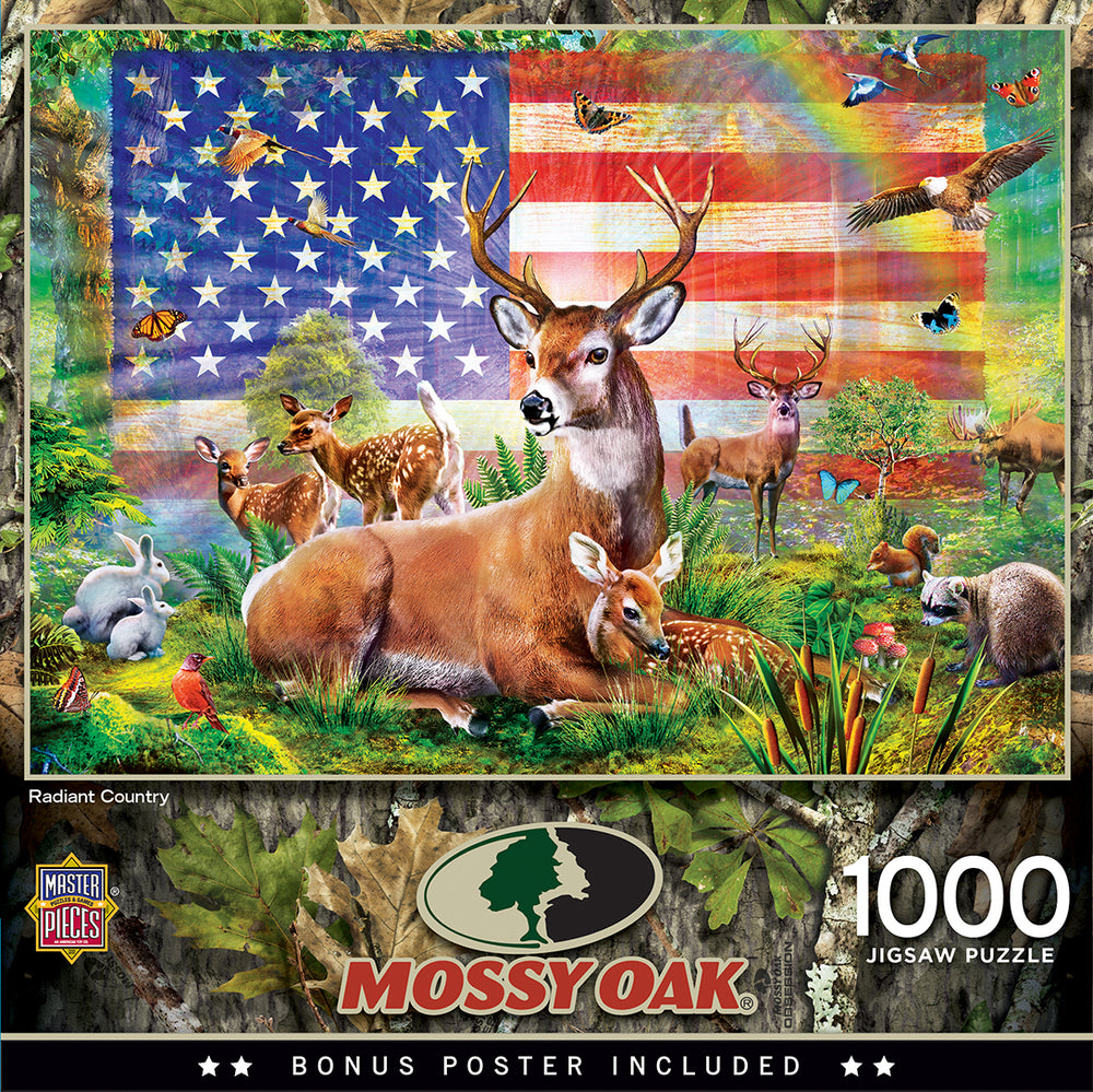 Puzzle Masterpieces: 1000 Piece Mossy Oak - Radiant Country