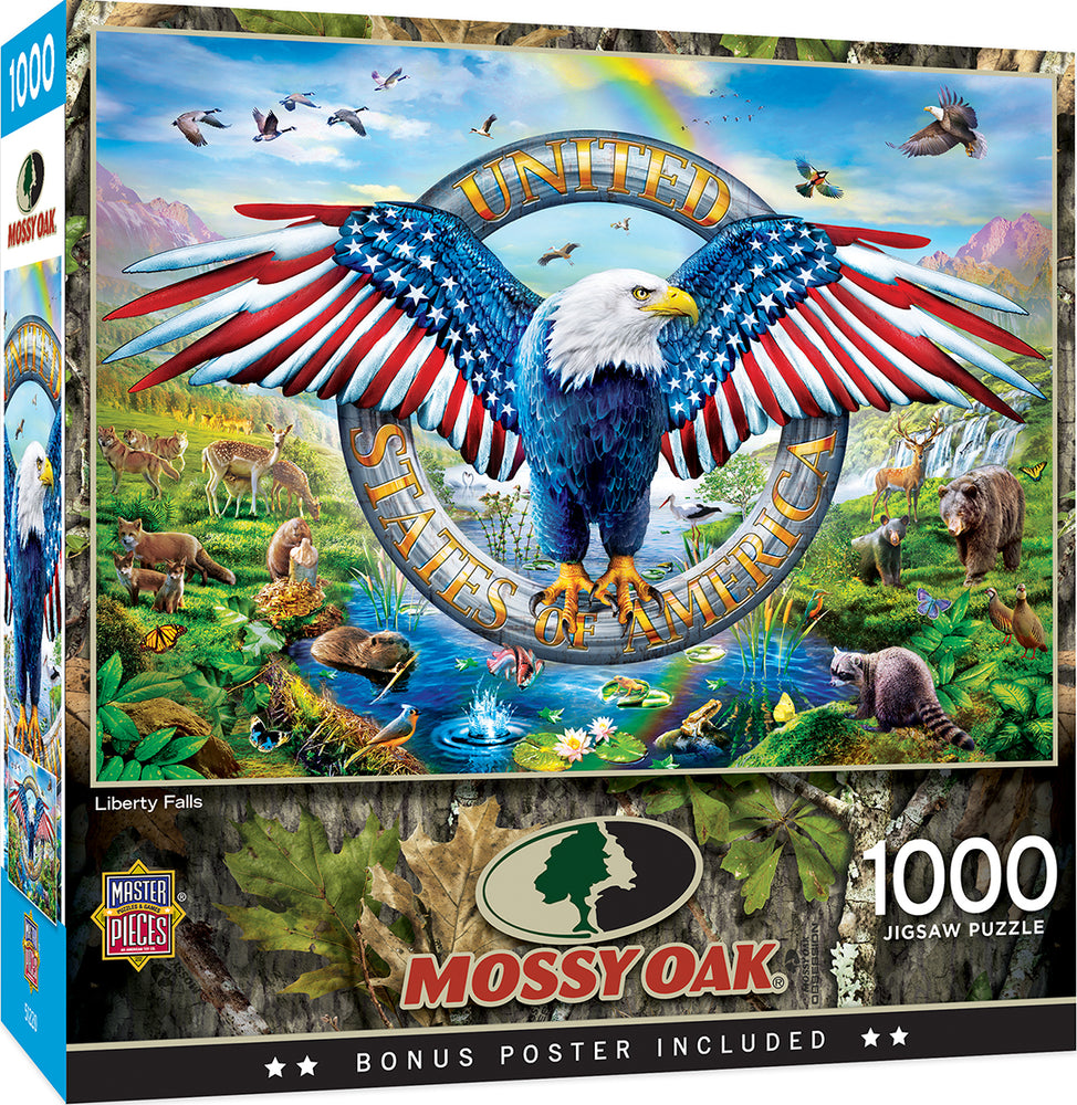 Puzzle Masterpieces: 1000 Piece Mossy Oak - Liberty Falls