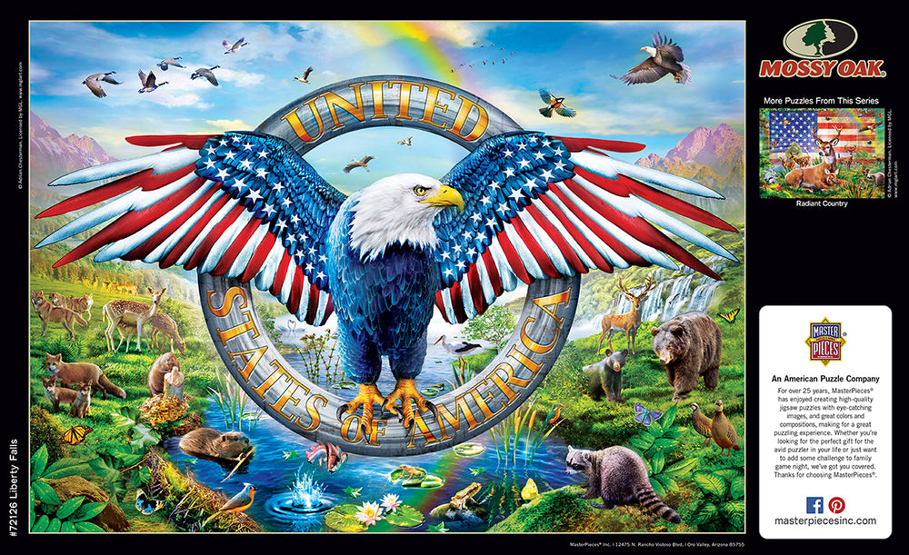 Puzzle Masterpieces: 1000 Piece Mossy Oak - Liberty Falls