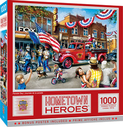 Puzzle Masterpieces: 1000 Piece Hometown Heroes - Parade Day
