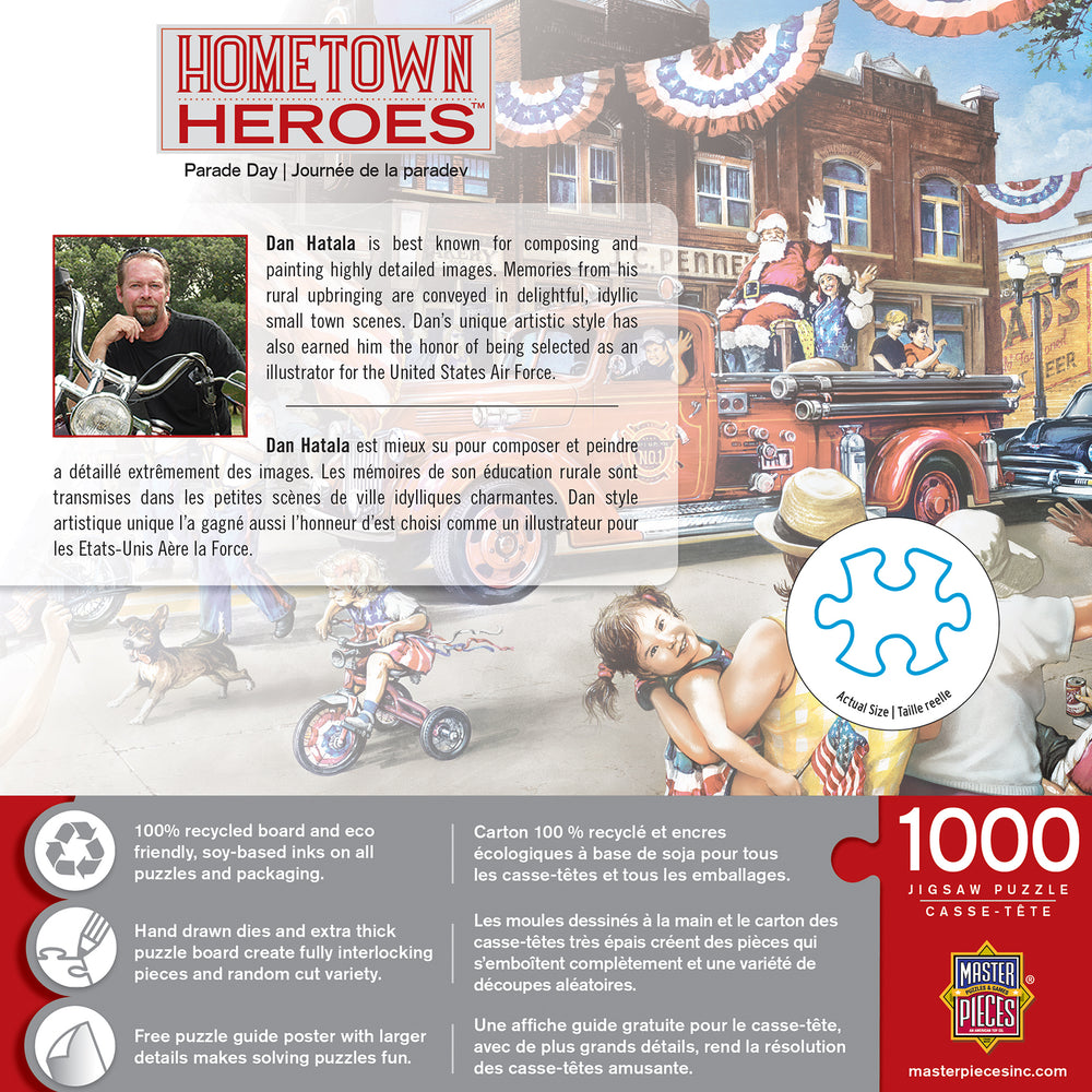 Puzzle Masterpieces: 1000 Piece Hometown Heroes - Parade Day