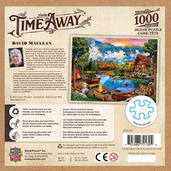 Puzzle Masterpieces: 1000 Piece Time Away - Sunset Canoe