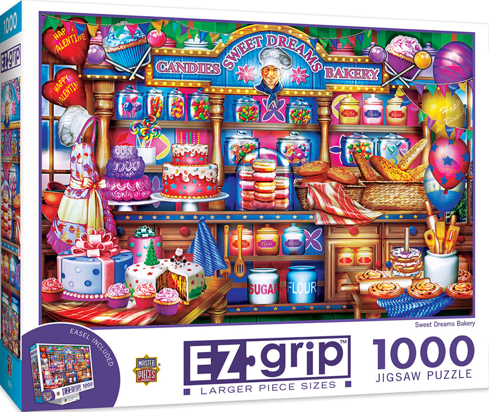 Puzzle Masterpieces: 1000 Piece EzGrip Sweet Dreams Bakery
