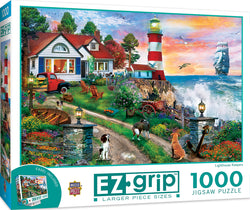 Puzzle Masterpieces: 1000 Piece EzGrip Lighthouse Keepers