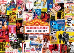 Puzzle Masterpieces: 1000 Piece Flashbacks - Movie Posters