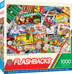 Puzzle Masterpieces: 1000 Piece Flashbacks - Family Game Night