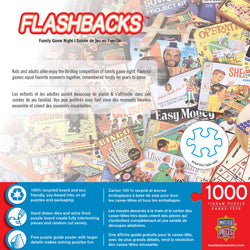Puzzle Masterpieces: 1000 Piece Flashbacks - Family Game Night