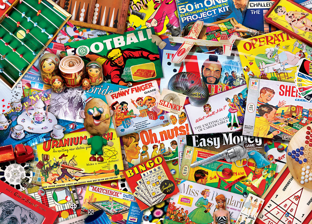Puzzle Masterpieces: 1000 Piece Flashbacks - Family Game Night