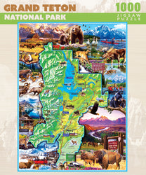 Puzzle Masterpieces: 1000 Piece National Parks - Grand Teton
