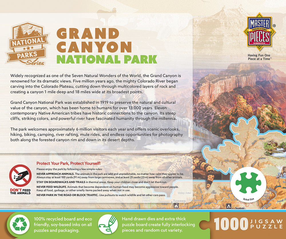 Puzzle Masterpieces: 1000 Piece National Parks - Grand Canyon
