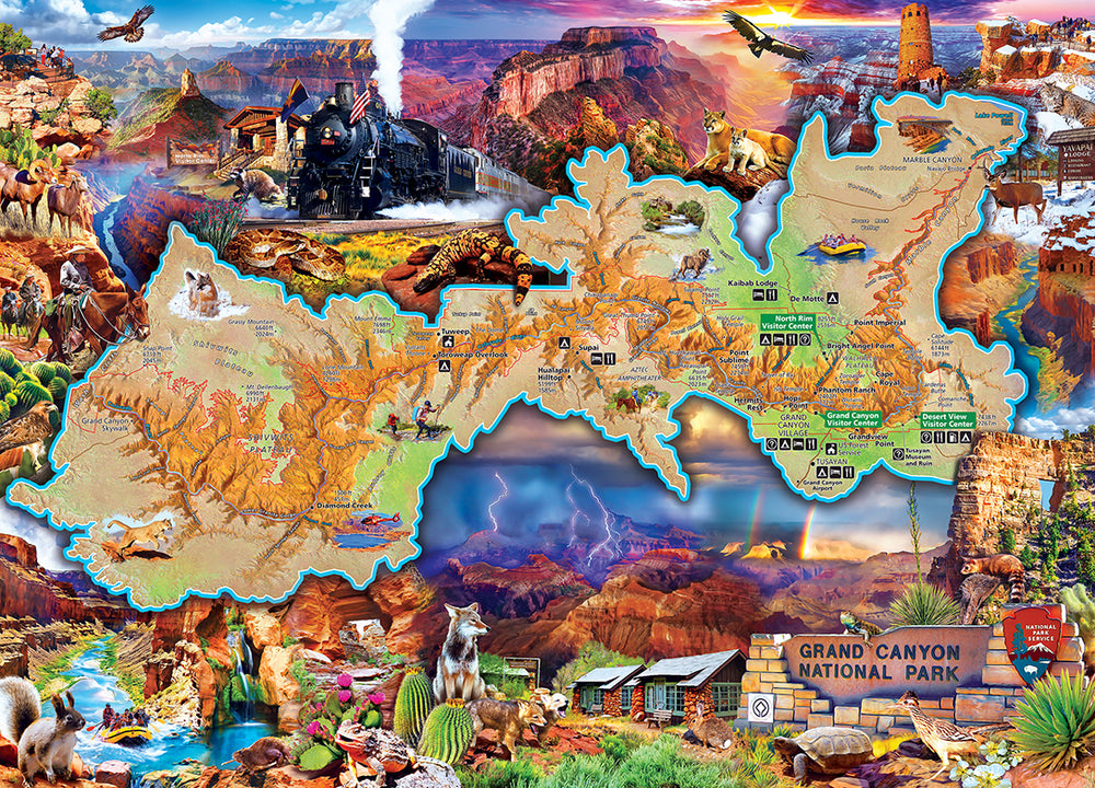 Puzzle Masterpieces: 1000 Piece National Parks - Grand Canyon