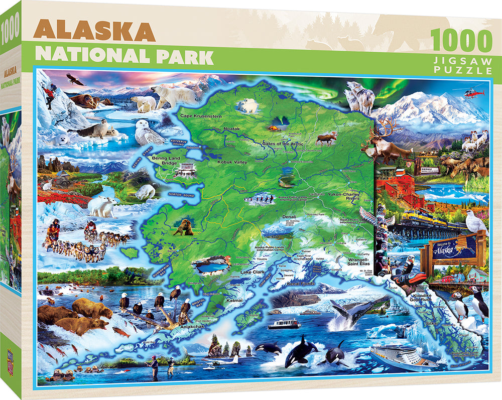 Puzzle Masterpieces: 1000 Piece National Parks - Alaska