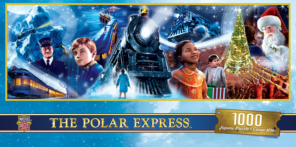 Puzzle Masterpieces: 1000 Piece Panoramic The Polar Express -