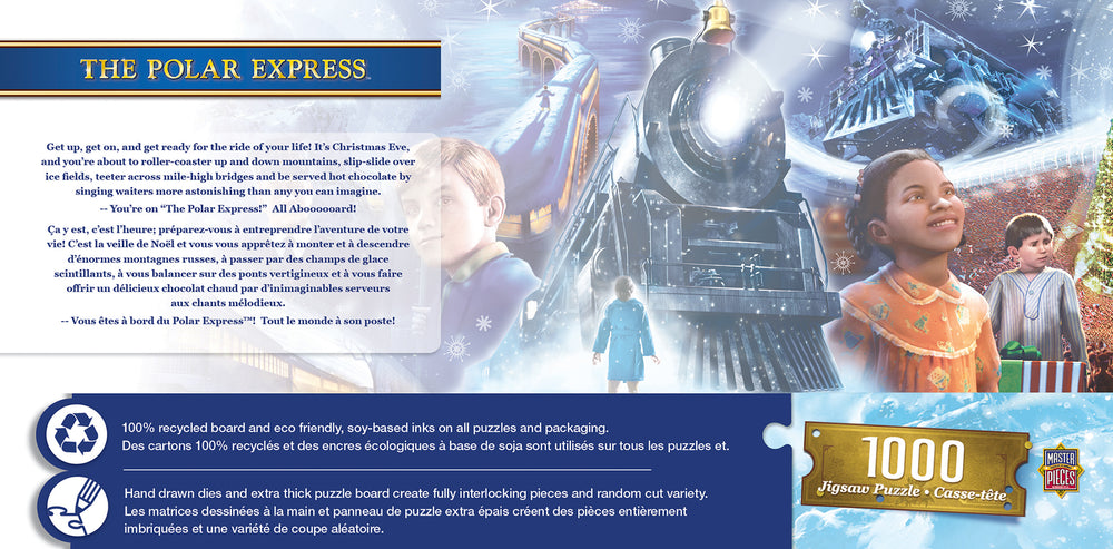 Puzzle Masterpieces: 1000 Piece Panoramic The Polar Express -