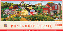 Puzzle Masterpieces: 1000 Piece Panoramic Apple Annie's Carnival