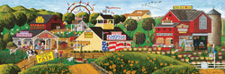 Puzzle Masterpieces: 1000 Piece Panoramic Apple Annie's Carnival