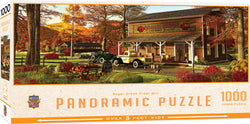 Puzzle Masterpieces: 1000 Piece Panoramic Sugar Creek Cider Mill