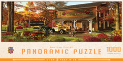 Puzzle Masterpieces: 1000 Piece Panoramic Sugar Creek Cider Mill