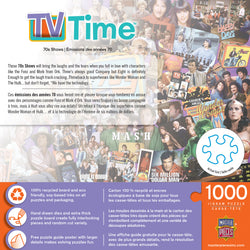 Puzzle Masterpieces: 1000 Piece TV Time - 70s Shows