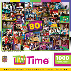 Puzzle Masterpieces: 1000 Piece TV Time - 80s Shows