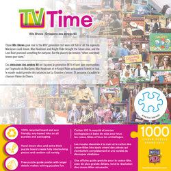 Puzzle Masterpieces: 1000 Piece TV Time - 80s Shows