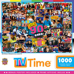 Puzzle Masterpieces: 1000 Piece TV Time - 90s Shows