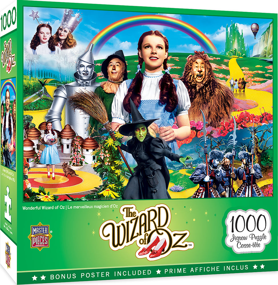 Puzzle Masterpieces: 1000 Piece The Wizard of Oz - Wonderful Wizard of Oz