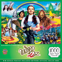 Puzzle Masterpieces: 1000 Piece The Wizard of Oz - Wonderful Wizard of Oz