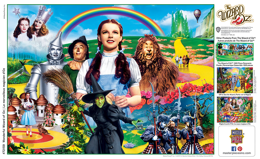 Puzzle Masterpieces: 1000 Piece The Wizard of Oz - Wonderful Wizard of Oz
