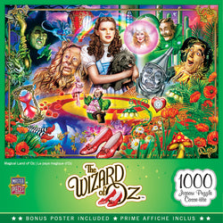 Puzzle Masterpieces: 1000 Piece The Wizard of Oz - Magical Land of Oz