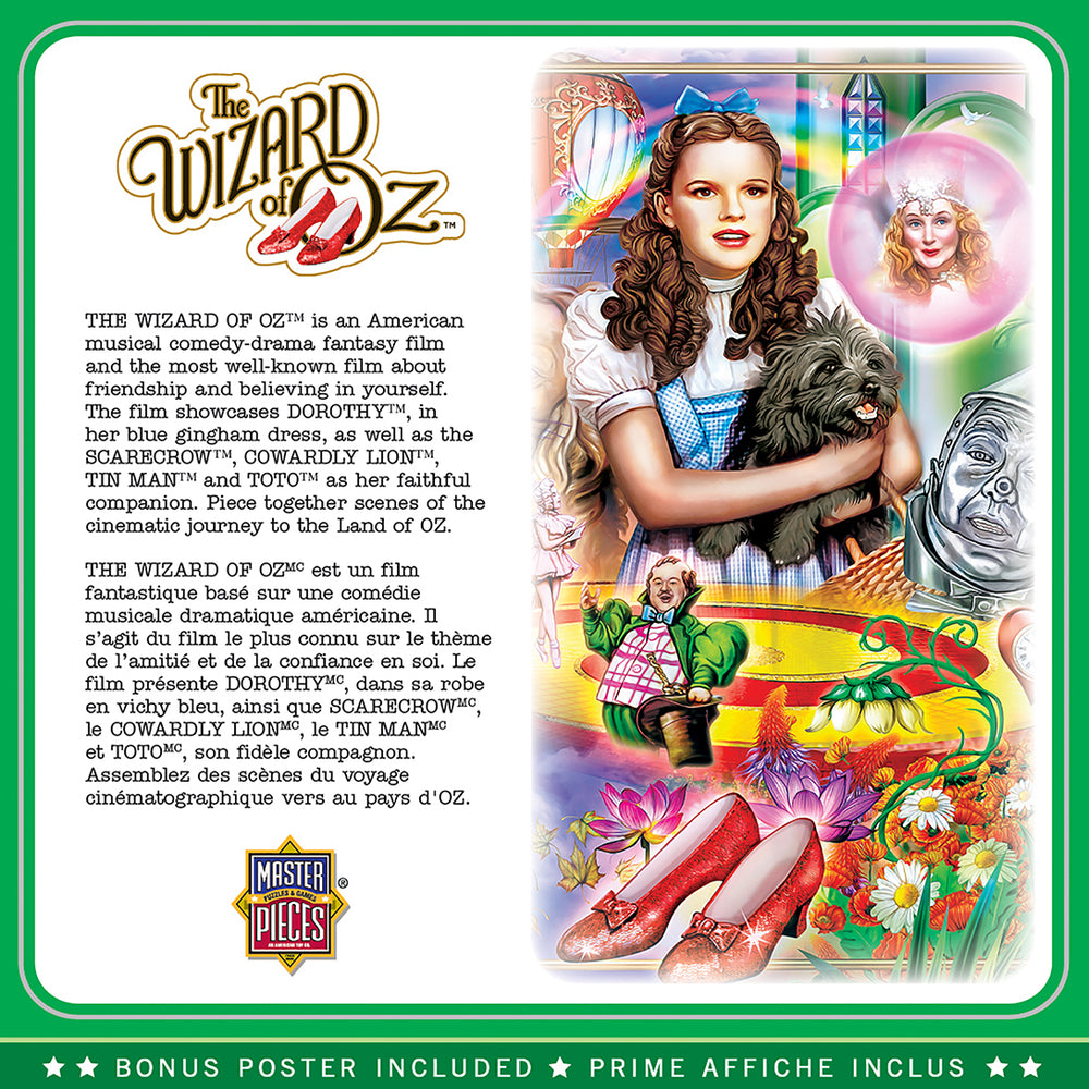 Puzzle Masterpieces: 1000 Piece The Wizard of Oz - Magical Land of Oz