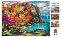 Puzzle Masterpieces: 1000 Piece Art Gallery - A Beautiful Day at Cinque Terre