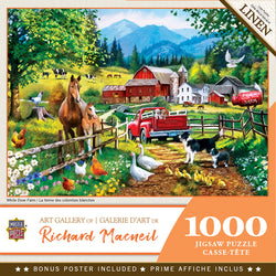Puzzle Masterpieces: 1000 Piece Art Gallery - White Dove Farm