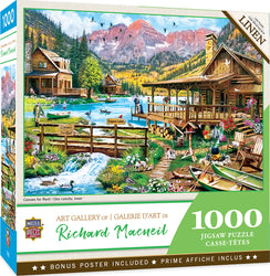 Puzzle Masterpieces: 1000 Piece Art Gallery - Canoes For Rent