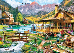 Puzzle Masterpieces: 1000 Piece Art Gallery - Canoes For Rent