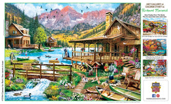Puzzle Masterpieces: 1000 Piece Art Gallery - Canoes For Rent