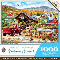 Puzzle Masterpieces: 1000 Piece Art Gallery - Old Creek Bridge