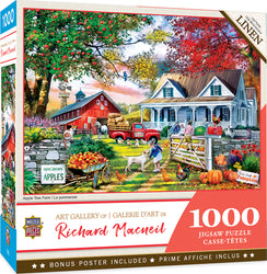 Puzzle Masterpieces: 1000 Piece Art Gallery - Apple Tree Farm