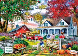 Puzzle Masterpieces: 1000 Piece Art Gallery - Apple Tree Farm
